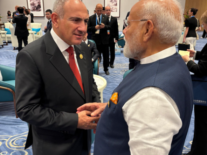 PM Modi meets Armenian PM on sidelines of SCO Summit | PM Modi meets Armenian PM on sidelines of SCO Summit PM Modi meets Armenian PM on sidelines of SCO Summit | PM Modi meets Armenian PM on sidelines of SCO Summit