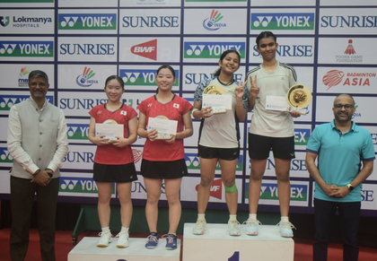 Unseeded Vansh-Shravani & Aanya-Angela win doubles gold at India Junior International Grand Prix | Unseeded Vansh-Shravani & Aanya-Angela win doubles gold at India Junior International Grand Prix