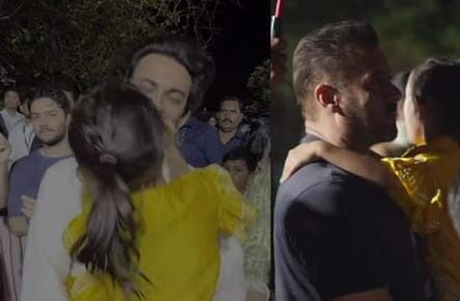 Salman Khan & family bids goodbye to Ganpati Bappa amidst dhols and dance | Salman Khan & family bids goodbye to Ganpati Bappa amidst dhols and dance Salman Khan & family bids goodbye to Ganpati Bappa amidst dhols and dance | Salman Khan & family bids goodbye to Ganpati Bappa amidst dhols and dance