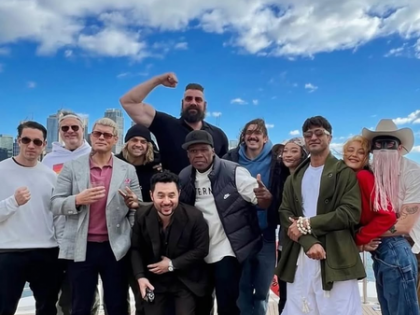 Vidyut Jammwal poses with 50 Cent, Cody Rhodes as he shoots for ‘Street Fighter’ | Vidyut Jammwal poses with 50 Cent, Cody Rhodes as he shoots for ‘Street Fighter’