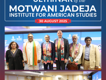 India-US relations in focus at inaugural seminar of Motwani Jadeja Institute for American Studies | India-US relations in focus at inaugural seminar of Motwani Jadeja Institute for American Studies India-US relations in focus at inaugural seminar of Motwani Jadeja Institute for American Studies | India-US relations in focus at inaugural seminar of Motwani Jadeja Institute for American Studies