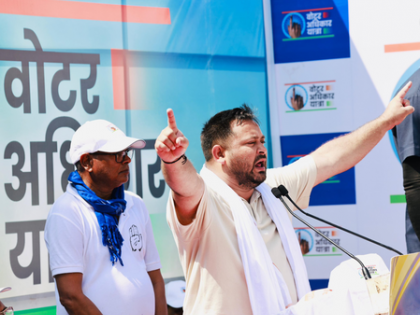 Tejashwi, Oppn leaders target PM Modi, Nitish Kumar on final day of Voter Adhikar Yatra | Tejashwi, Oppn leaders target PM Modi, Nitish Kumar on final day of Voter Adhikar Yatra
