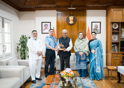 Manipur Guv felicitates Vir Chakra awardee Squadron Leader Rizwan Malik for role in 'Operation Sindoor' | Manipur Guv felicitates Vir Chakra awardee Squadron Leader Rizwan Malik for role in 'Operation Sindoor' Manipur Guv felicitates Vir Chakra awardee Squadron Leader Rizwan Malik for role in 'Operation Sindoor' | Manipur Guv felicitates Vir Chakra awardee Squadron Leader Rizwan Malik for role in 'Operation Sindoor'