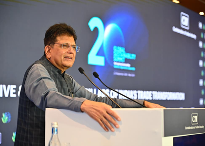 India best-performing G20 nation on sustainability, trade talks on across the globe: Piyush Goyal | India best-performing G20 nation on sustainability, trade talks on across the globe: Piyush Goyal India best-performing G20 nation on sustainability, trade talks on across the globe: Piyush Goyal | India best-performing G20 nation on sustainability, trade talks on across the globe: Piyush Goyal