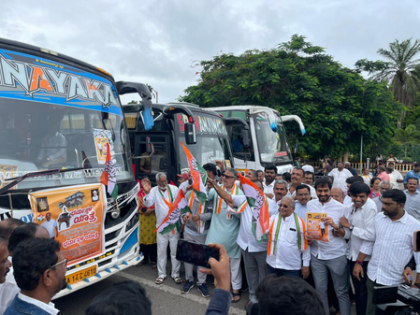 Mass grave case: Karnataka Congress launches 'Dharma Vijaya Yatra' to Dharmasthala to counter BJP | Mass grave case: Karnataka Congress launches 'Dharma Vijaya Yatra' to Dharmasthala to counter BJP Mass grave case: Karnataka Congress launches 'Dharma Vijaya Yatra' to Dharmasthala to counter BJP | Mass grave case: Karnataka Congress launches 'Dharma Vijaya Yatra' to Dharmasthala to counter BJP