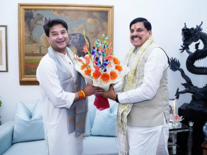 Madhya Pradesh CM Yadav meets Union Minister Scindia in Delhi | Madhya Pradesh CM Yadav meets Union Minister Scindia in Delhi Madhya Pradesh CM Yadav meets Union Minister Scindia in Delhi | Madhya Pradesh CM Yadav meets Union Minister Scindia in Delhi