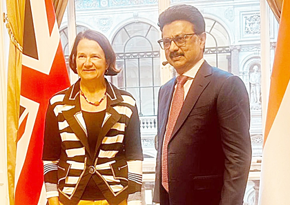 MK Stalin meets UK minister, pushes for stronger Tamil Nadu-UK collaboration | MK Stalin meets UK minister, pushes for stronger Tamil Nadu-UK collaboration MK Stalin meets UK minister, pushes for stronger Tamil Nadu-UK collaboration | MK Stalin meets UK minister, pushes for stronger Tamil Nadu-UK collaboration