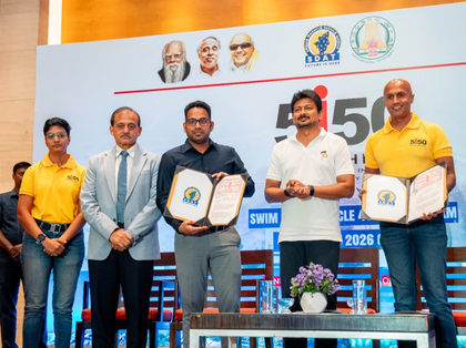 India’s first-ever 5150 Triathlon launched in Chennai | India’s first-ever 5150 Triathlon launched in Chennai