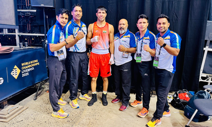 World Boxing C'ships: Sumit, Neeraj register contrasting wins as India continue winning momentum | World Boxing C'ships: Sumit, Neeraj register contrasting wins as India continue winning momentum World Boxing C'ships: Sumit, Neeraj register contrasting wins as India continue winning momentum | World Boxing C'ships: Sumit, Neeraj register contrasting wins as India continue winning momentum