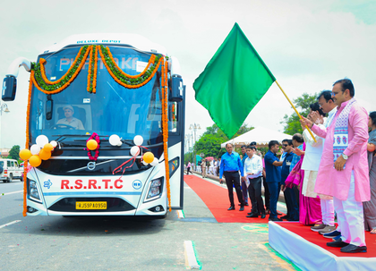 Rajasthan CM flags off 160 new roadways buses | Rajasthan CM flags off 160 new roadways buses Rajasthan CM flags off 160 new roadways buses | Rajasthan CM flags off 160 new roadways buses