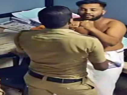 Four Kerala policemen face suspension in custodial assault case after Congress protests | Four Kerala policemen face suspension in custodial assault case after Congress protests
