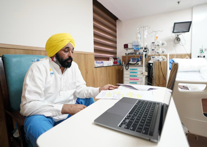 Punjab CM Bhagwant Mann discharged after nearly week of hospitalisation | Punjab CM Bhagwant Mann discharged after nearly week of hospitalisation