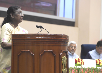 President Murmu urges exporters to turn challenges in global trade into opportunities | President Murmu urges exporters to turn challenges in global trade into opportunities President Murmu urges exporters to turn challenges in global trade into opportunities | President Murmu urges exporters to turn challenges in global trade into opportunities