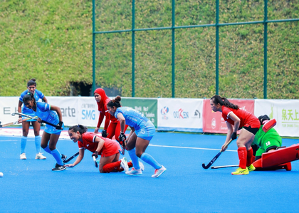 India rout Singapore 12-0 to seal spot in Super 4 of Women's Hockey Asia Cup | India rout Singapore 12-0 to seal spot in Super 4 of Women's Hockey Asia Cup India rout Singapore 12-0 to seal spot in Super 4 of Women's Hockey Asia Cup | India rout Singapore 12-0 to seal spot in Super 4 of Women's Hockey Asia Cup