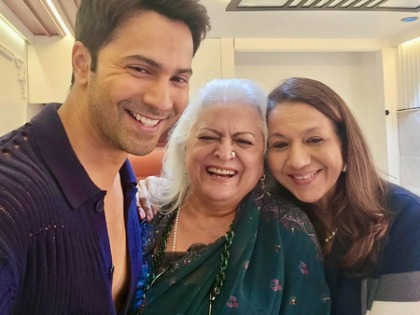Bina Kak spends quality time with Varun Dhawan and his family | Bina Kak spends quality time with Varun Dhawan and his family