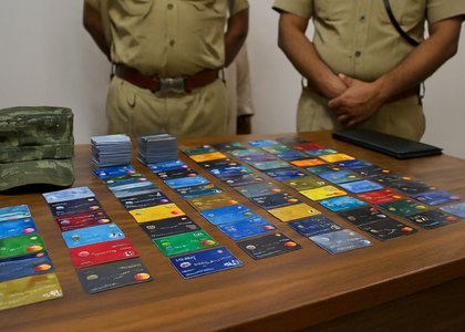 Rajasthan Police busts inter state gang involved in ATM card fraud; recovers 216 ATM cards | Rajasthan Police busts inter state gang involved in ATM card fraud; recovers 216 ATM cards Rajasthan Police busts inter state gang involved in ATM card fraud; recovers 216 ATM cards | Rajasthan Police busts inter state gang involved in ATM card fraud; recovers 216 ATM cards
