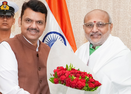 Maha CM, Dy CM and other leaders wish Radhakrishnan on his victory | Maha CM, Dy CM and other leaders wish Radhakrishnan on his victory
