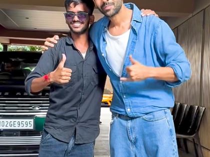 Kartik Aaryan meets specially-abled fan from Varanasi, credits ‘good karmas’ for the moment | Kartik Aaryan meets specially-abled fan from Varanasi, credits ‘good karmas’ for the moment