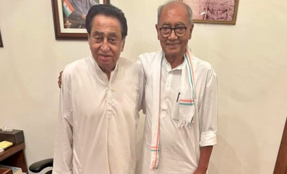 ‘Minor differences, but fought together for Congress ideology’: Digvijaya Singh after meeting Kamal Nath | ‘Minor differences, but fought together for Congress ideology’: Digvijaya Singh after meeting Kamal Nath