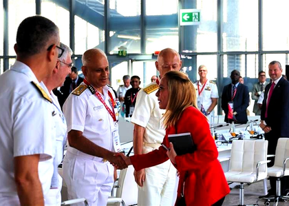 Rome summit: Indian Coast Guard showcases maritime expertise, vows to secure seas | Rome summit: Indian Coast Guard showcases maritime expertise, vows to secure seas