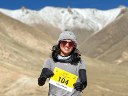 Sufiya Sufi, Ladakh Scouts’ Tsewang Kundan win silk route ultra at Ladakh Marathon | Sufiya Sufi, Ladakh Scouts’ Tsewang Kundan win silk route ultra at Ladakh Marathon