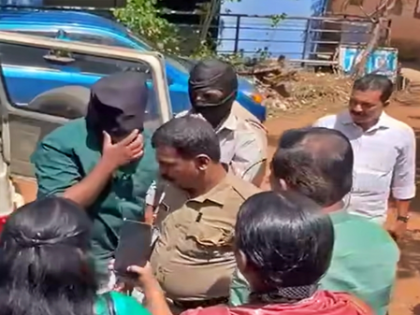 Cong slams Kerala Police for presenting student leaders in court with faces covered in black cloth | Cong slams Kerala Police for presenting student leaders in court with faces covered in black cloth Cong slams Kerala Police for presenting student leaders in court with faces covered in black cloth | Cong slams Kerala Police for presenting student leaders in court with faces covered in black cloth