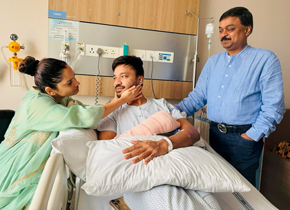 Ankita Lokhande breaks down in tears after husband Vicky Jain meets with accident, gets 45 stitches | Ankita Lokhande breaks down in tears after husband Vicky Jain meets with accident, gets 45 stitches Ankita Lokhande breaks down in tears after husband Vicky Jain meets with accident, gets 45 stitches | Ankita Lokhande breaks down in tears after husband Vicky Jain meets with accident, gets 45 stitches