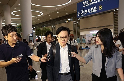 South Korean Industry minister returns home from follow-up talks with US over trade deal | South Korean Industry minister returns home from follow-up talks with US over trade deal