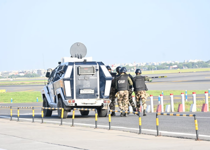 Counter-terrorist mock exercise at Delhi Airport to test crisis preparedness | Counter-terrorist mock exercise at Delhi Airport to test crisis preparedness Counter-terrorist mock exercise at Delhi Airport to test crisis preparedness | Counter-terrorist mock exercise at Delhi Airport to test crisis preparedness