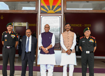 Defence Minister Singh to lead Commanders’ discussions on military's operational vigilance | Defence Minister Singh to lead Commanders’ discussions on military's operational vigilance