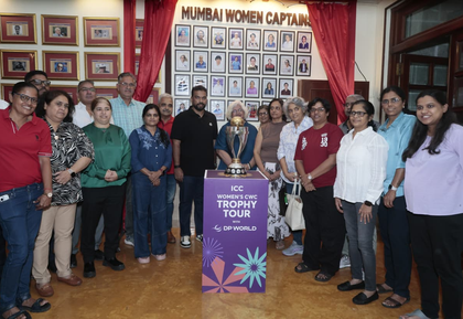 MCA honours female captains as ICC Women’s ODI World Cup trophy arrives in Mumbai | MCA honours female captains as ICC Women’s ODI World Cup trophy arrives in Mumbai