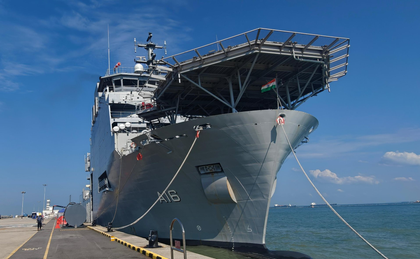 India's state-of-the-art Diving Support Vessel makes maiden port call at Singapore's Changi Base | India's state-of-the-art Diving Support Vessel makes maiden port call at Singapore's Changi Base India's state-of-the-art Diving Support Vessel makes maiden port call at Singapore's Changi Base | India's state-of-the-art Diving Support Vessel makes maiden port call at Singapore's Changi Base