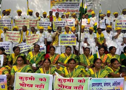 Tension rises in Jharkhand over Kurmi demand for ST status, tribal groups warn of protest | Tension rises in Jharkhand over Kurmi demand for ST status, tribal groups warn of protest Tension rises in Jharkhand over Kurmi demand for ST status, tribal groups warn of protest | Tension rises in Jharkhand over Kurmi demand for ST status, tribal groups warn of protest