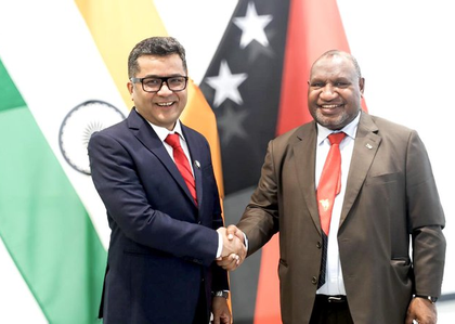 MoS Pabitra Margherita calls on Papua New Guinea PM James Marape | MoS Pabitra Margherita calls on Papua New Guinea PM James Marape