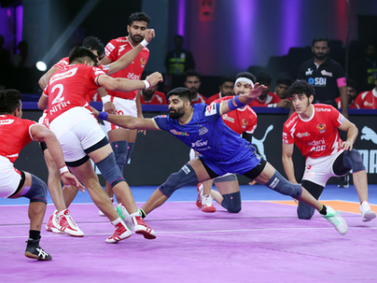 PKL 12: Jaideep Dahiya’s high-five powers Haryana Steelers’ to narrow win over Gujarat Giants | PKL 12: Jaideep Dahiya’s high-five powers Haryana Steelers’ to narrow win over Gujarat Giants