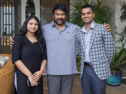 Chiranjeevi says he feels humbled that Kirti Chakra winner Malla Ramgopal Naidu is his fan! | Chiranjeevi says he feels humbled that Kirti Chakra winner Malla Ramgopal Naidu is his fan!