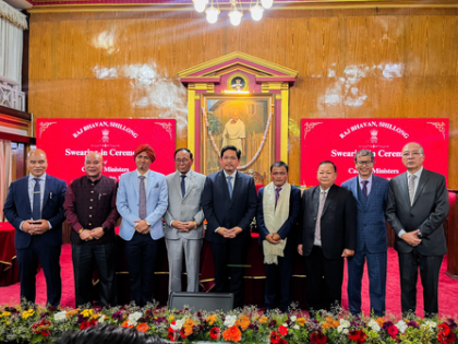 Eight MLAs take oath as ministers in Meghalaya cabinet | Eight MLAs take oath as ministers in Meghalaya cabinet