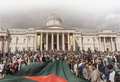 Diaspora protests in London against human rights abuses under Yunus regime in Bangladesh | Diaspora protests in London against human rights abuses under Yunus regime in Bangladesh