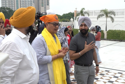 Kiren Rijiju prays at Delhi's historic Gurdwara for PM Modi’s long, healthy life | Kiren Rijiju prays at Delhi's historic Gurdwara for PM Modi’s long, healthy life