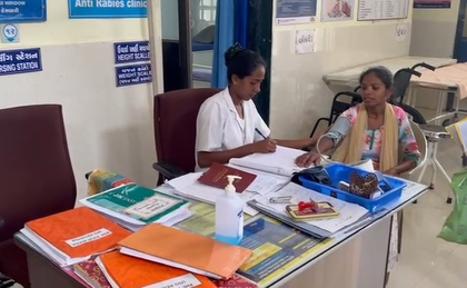 Health camps organised in Gujarat's Tapi under 'Swasth Nari, Sashakt Parivar Abhiyaan' | Health camps organised in Gujarat's Tapi under 'Swasth Nari, Sashakt Parivar Abhiyaan'