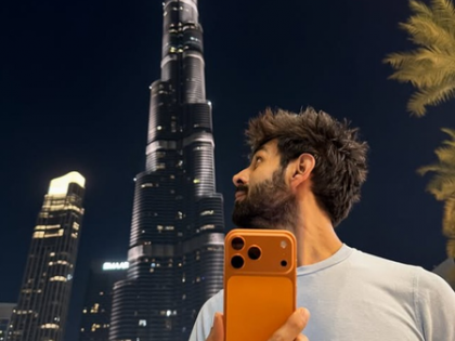 Kartik Aaryan captures Burj Khalifa in Dubai, adds a witty twist | Kartik Aaryan captures Burj Khalifa in Dubai, adds a witty twist