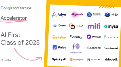 Google picks 20 Indian startups for AI accelerator programme | Google picks 20 Indian startups for AI accelerator programme