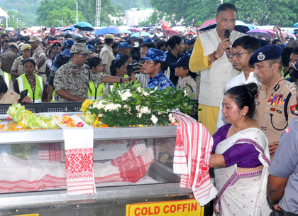Zubeen Garg's mortal remains to kept at Guwahati sports complex for fans to pay homage | Zubeen Garg's mortal remains to kept at Guwahati sports complex for fans to pay homage