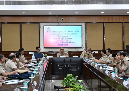 Ahead of festive season, Haryana DGP reviews law and order situation | Ahead of festive season, Haryana DGP reviews law and order situation Ahead of festive season, Haryana DGP reviews law and order situation | Ahead of festive season, Haryana DGP reviews law and order situation