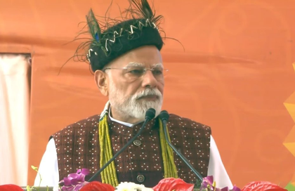 PM Modi lays foundation stone for Rs 5,127 crore projects in Arunachal | PM Modi lays foundation stone for Rs 5,127 crore projects in Arunachal