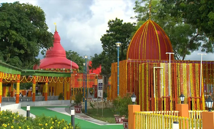 PM Modi inaugurates redeveloped 524-year-old Tripura Sundari temple | PM Modi inaugurates redeveloped 524-year-old Tripura Sundari temple