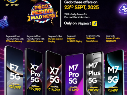 POCO festive MADness takes off: Unbeatable smartphone deals now live on Flipkart Big Billion Days | POCO festive MADness takes off: Unbeatable smartphone deals now live on Flipkart Big Billion Days