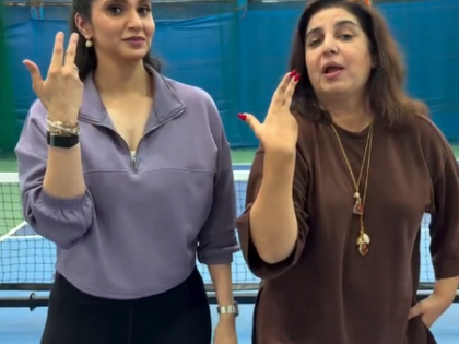 Sania Mirza shares Farah Khan's dance break amidst pickleball match | Sania Mirza shares Farah Khan's dance break amidst pickleball match