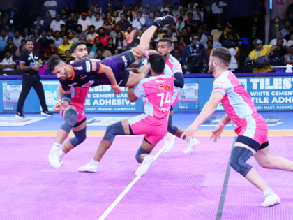 PKL 12: Nitin Kumar leads Jaipur Pink Panthers to comeback win over U Mumba in tie-breaker | PKL 12: Nitin Kumar leads Jaipur Pink Panthers to comeback win over U Mumba in tie-breaker
