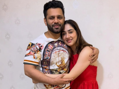 Disha Parmar shares glimpses from hubby Rahul Vaidya’s birthday celebrations, says, ‘soo glad you were born’ | Disha Parmar shares glimpses from hubby Rahul Vaidya’s birthday celebrations, says, ‘soo glad you were born’